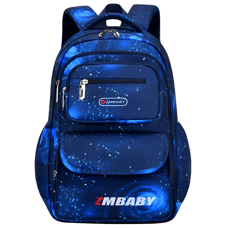 INSTOCK-Boys' Large-Capacity Schoolbag – Side-Opening Backpack