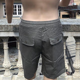 INSTOCK - 2023 Summer elastic waist casual shorts for men.