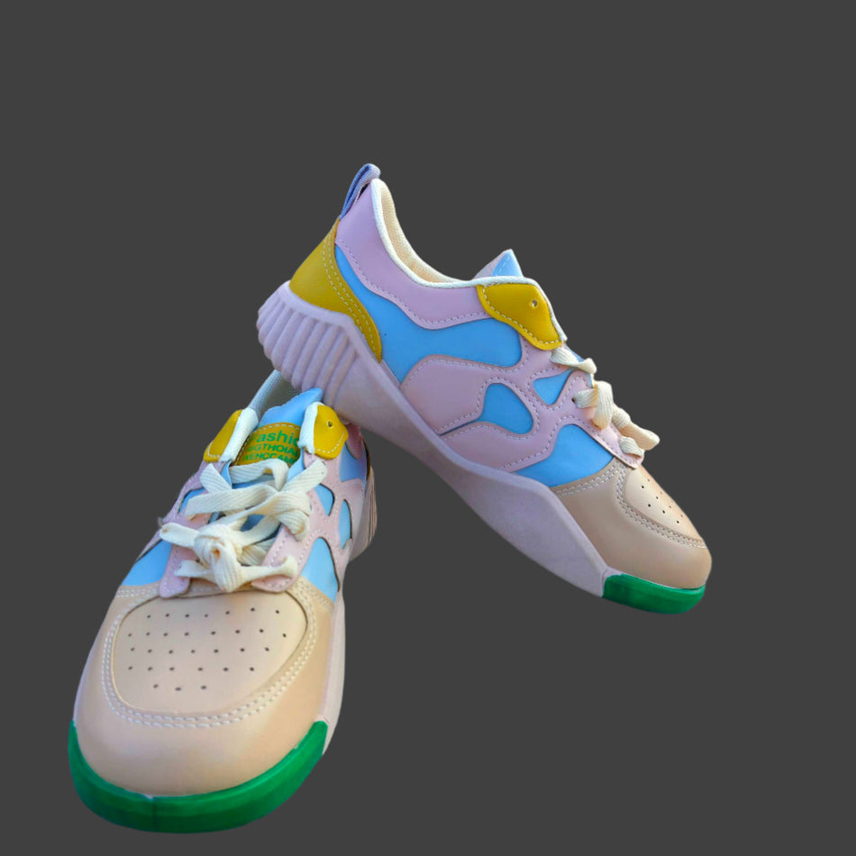 INSTOCK- Leather Casual Shoes – Retro Style Flat Sneakers for Men