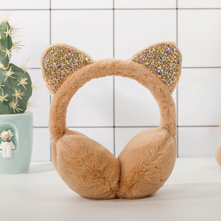 Cat Ear Plush Winter Earmuffs Korean Style