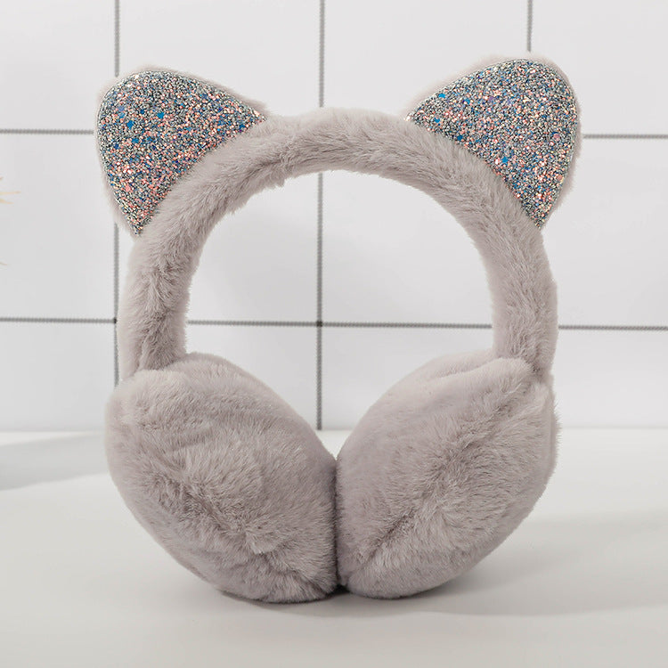 Cat Ear Plush Winter Earmuffs Korean Style