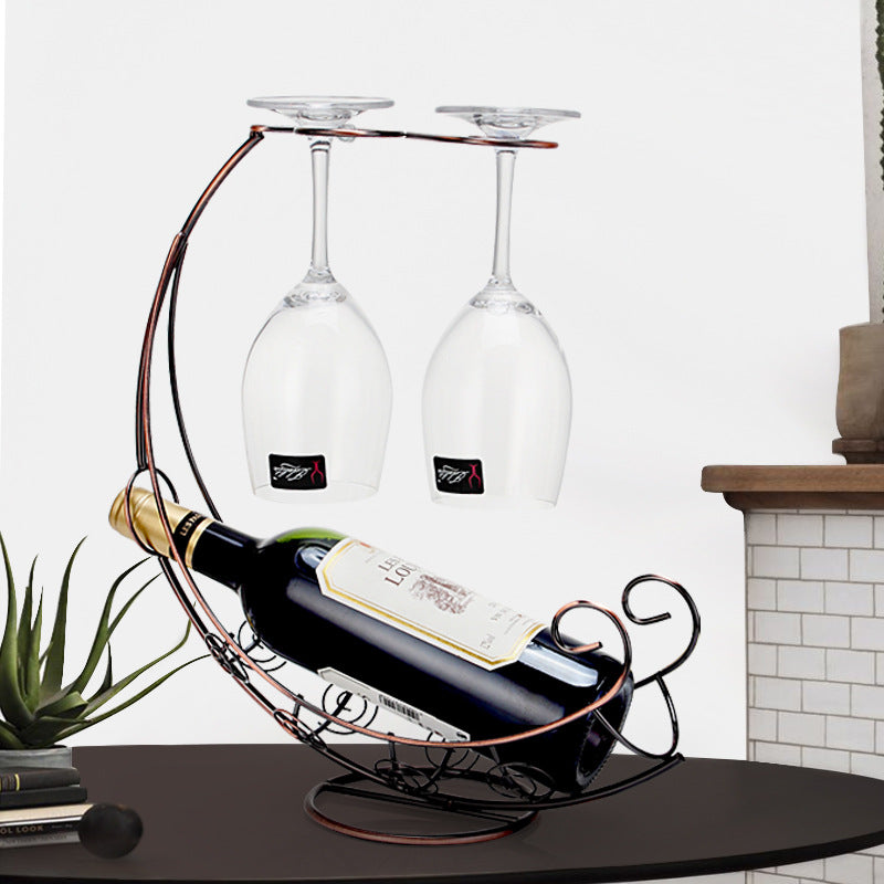 Red Wine Rack Ornament – 2025 Drop Shipping