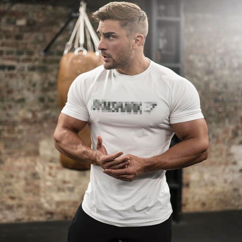 Men’s Loose Fit Fitness Crewneck T-Shirt – Casual Gym Tee