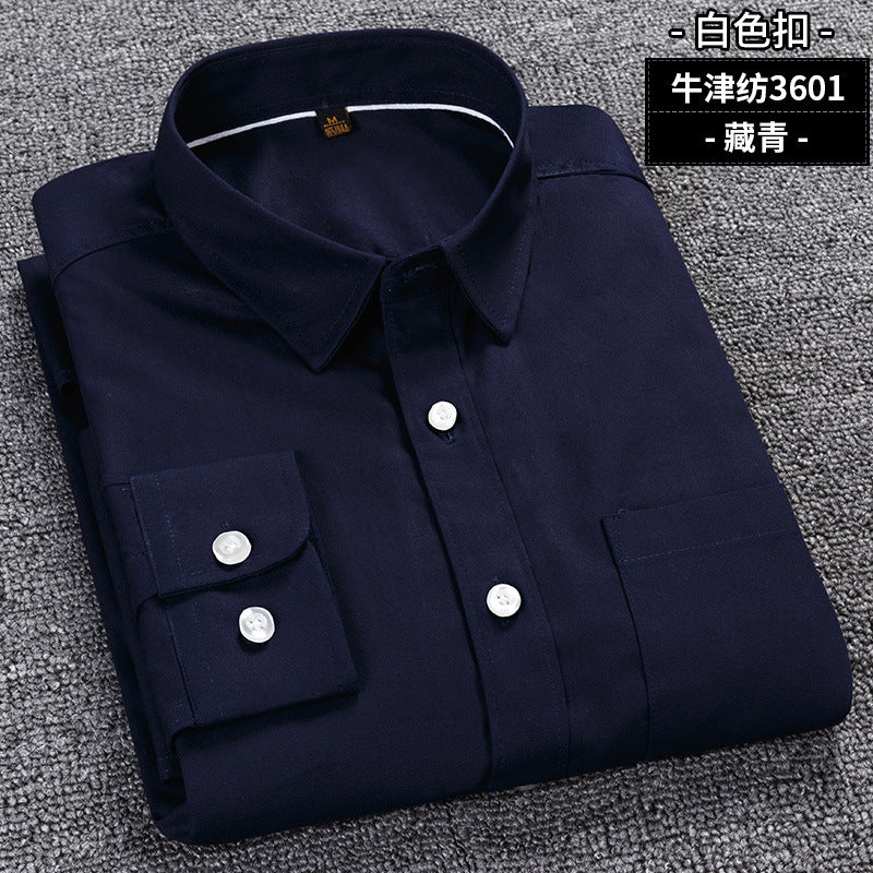 STOCK-Classic Oxford Cotton Mens Shirt 2025