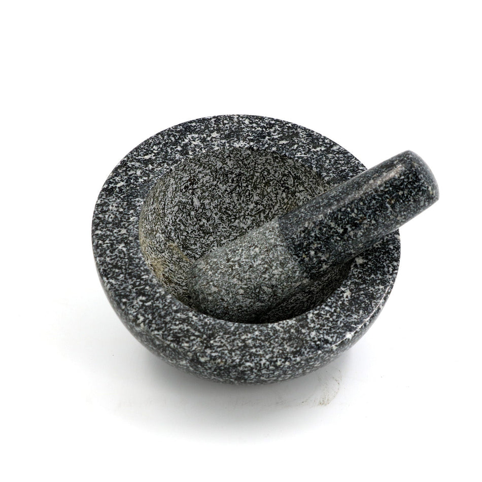 STOCK-Marble Garlic Grinder & Mortar Set
