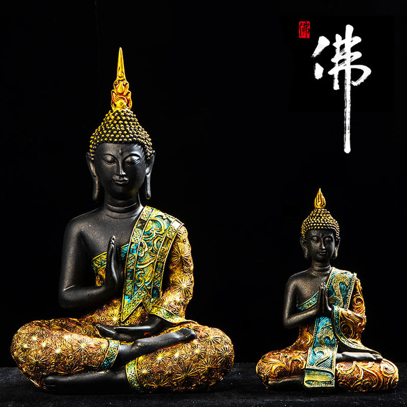 STOCK-Thailand Buddha Resin Sculpture – Southeast Asian Home