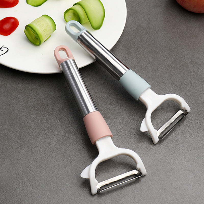 Long Handle Potato & Apple Peeling Knife - 2 Pc
