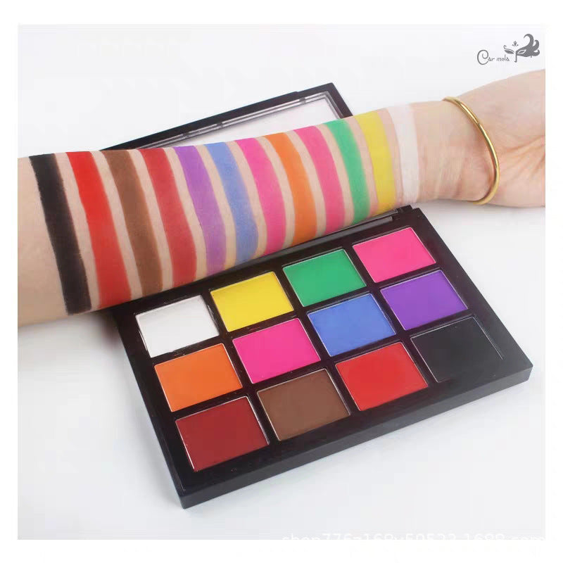 Carmela 12-Color Matte Eyeshadow Palette – Stage & Photo Studio