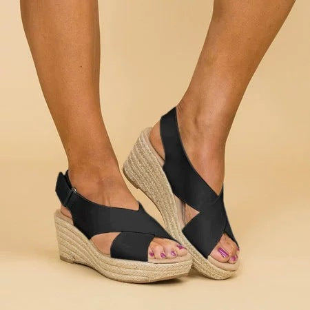 Hemp Rope Bottom Sandals for Women – Stylish & Comfortable Summer