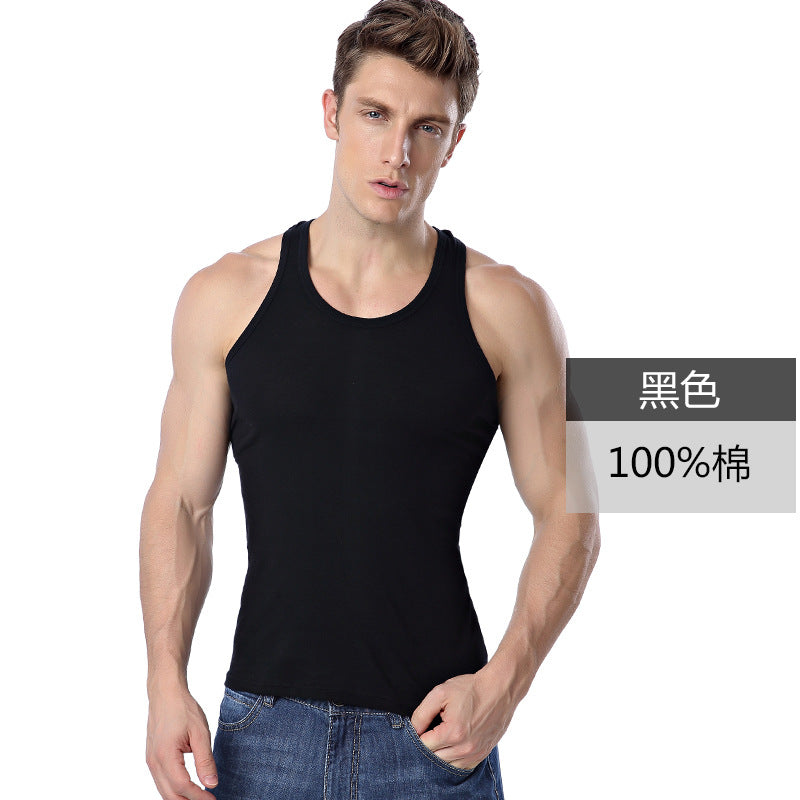 Langsha Slim Fit Cotton Vest for Men – Summer Essential