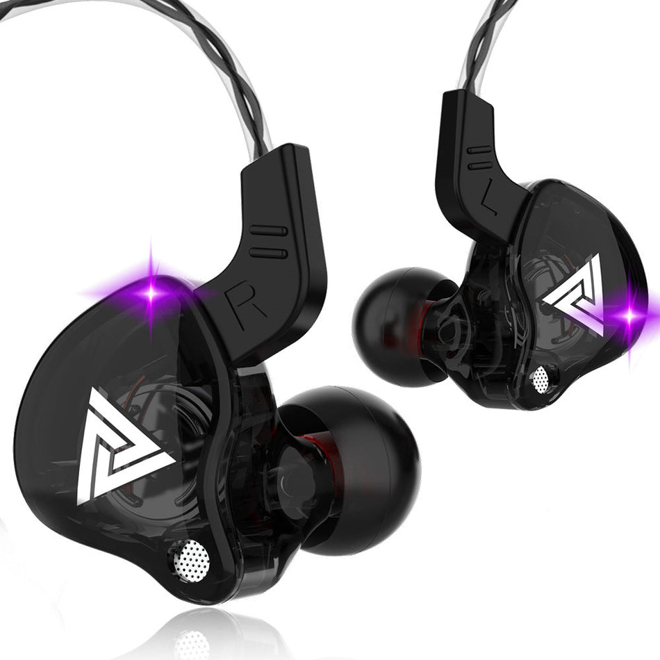 QKZ AK6 Sports In-Ear Wired Headphones: Mic & Subwoofer