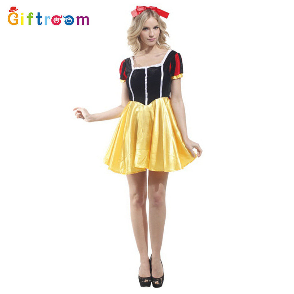 European & American Snow Queen Masquerade Costume – Halloween &