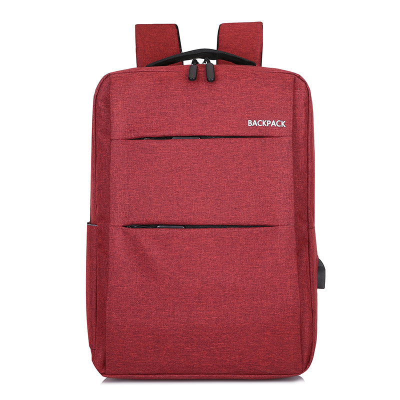 Men’s Large-Capacity USB Laptop & School Backpack