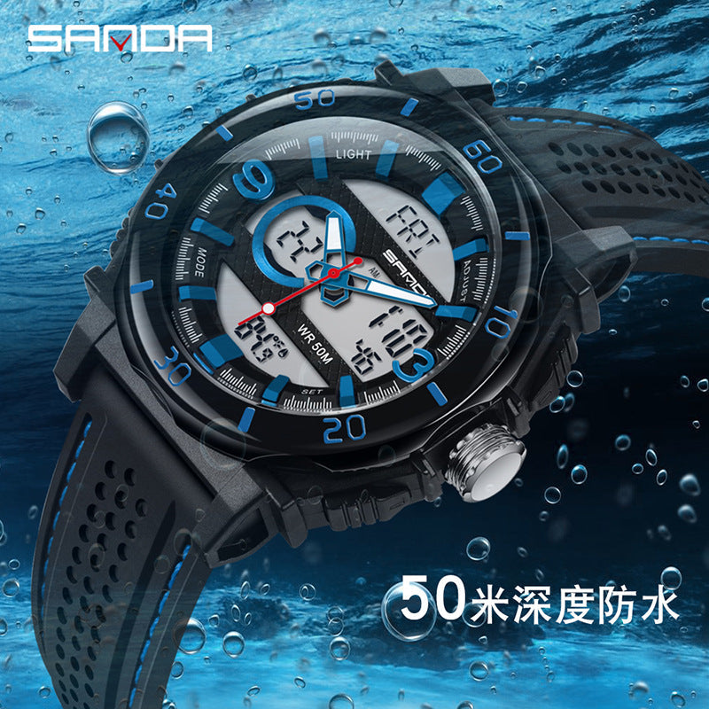 INSTOCK- SANDA Sports Watch for Men | Digital Multi-Function
