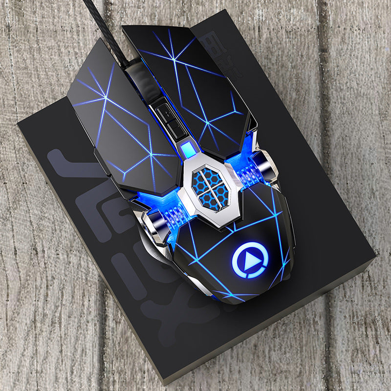 Ghost Shark Wired Gaming Mouse – Mechanical & Silent