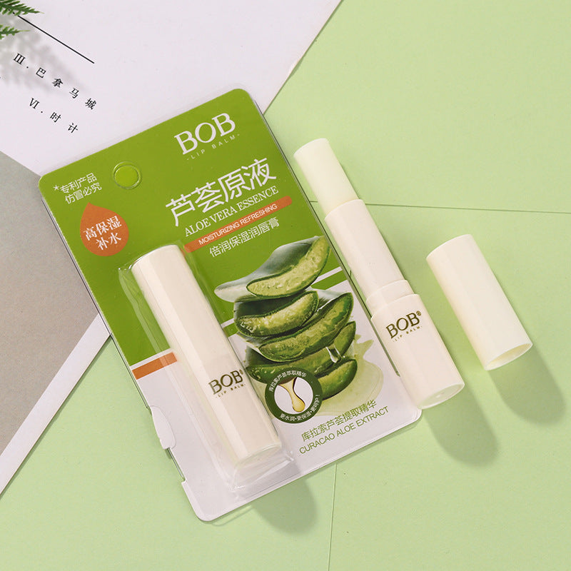 BOB Aloe Vera Lip Balm – Hydrating & Moisturizing Transparent