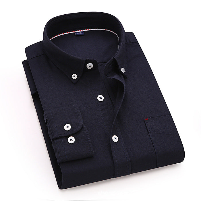 INSTOCK-Men's White Oxford Shirt – Non-Iron & Versatile