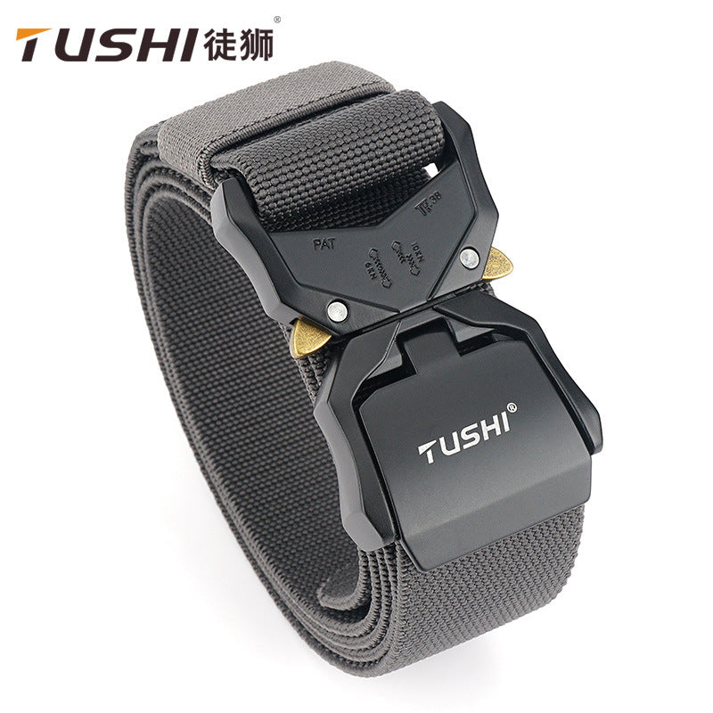INSTOCK-New Double Quick Release Aluminum Buckle Nylon Belt