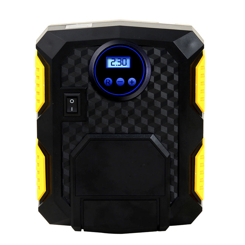Portable Digital Car Air Pump – Emergency Tire Inflator & Light