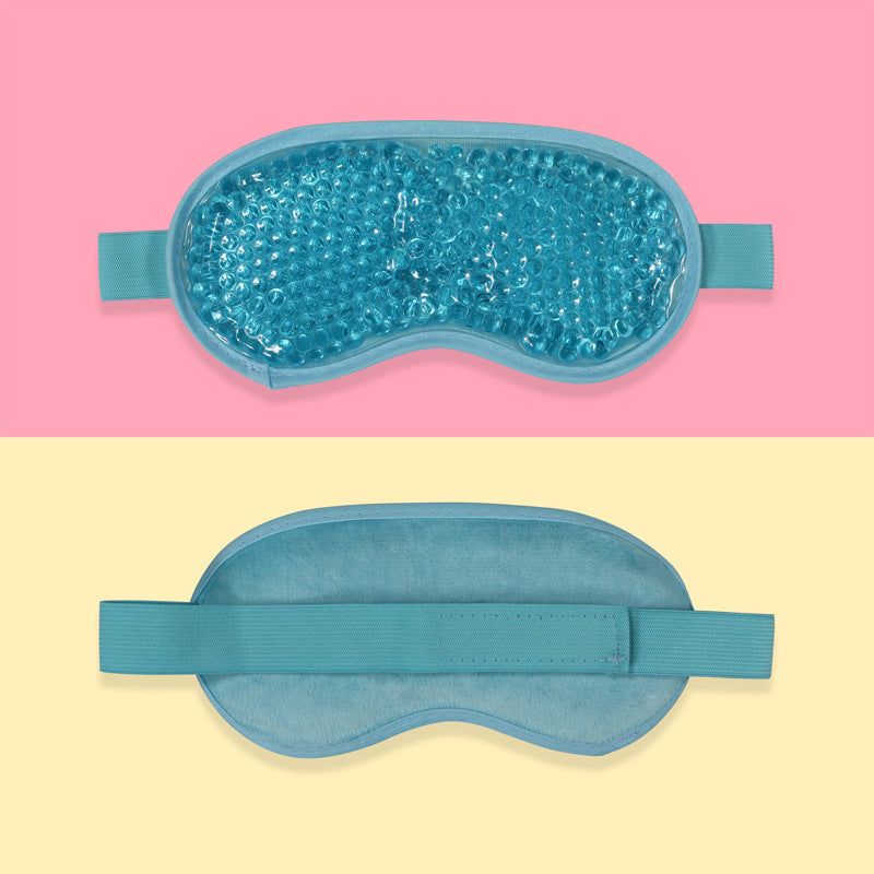 Cold & Hot Compress Eye Mask – PVC Gel Ice Beads Sleep Pillow