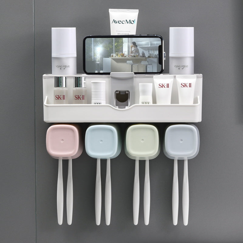 Nordic Wall-Mounted Toothbrush and Cup Set