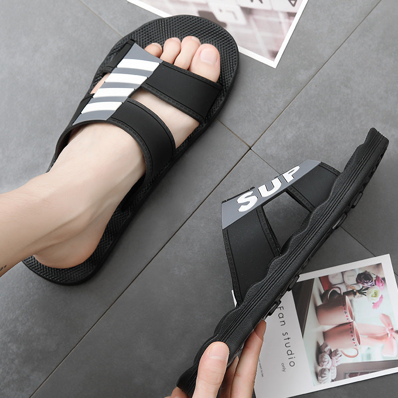 Men’s Large Size EVA Slippers – Thick-Soled Massage Bath Slippers