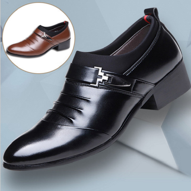 Men’s Spring Business Leather Casual Dress Shoes