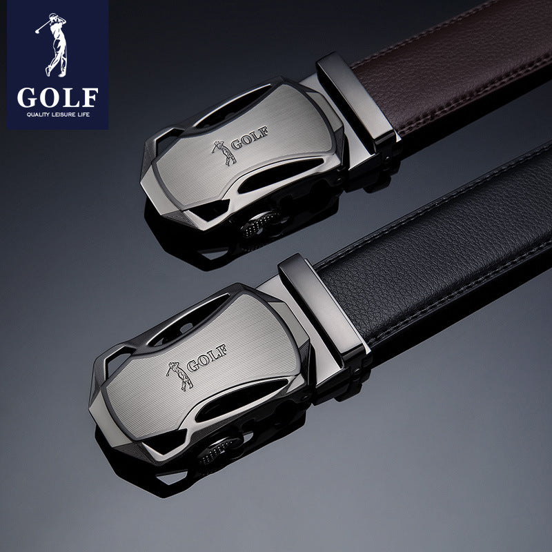 Men's Automatic Buckle Belt – Stylish Korean Business Wear