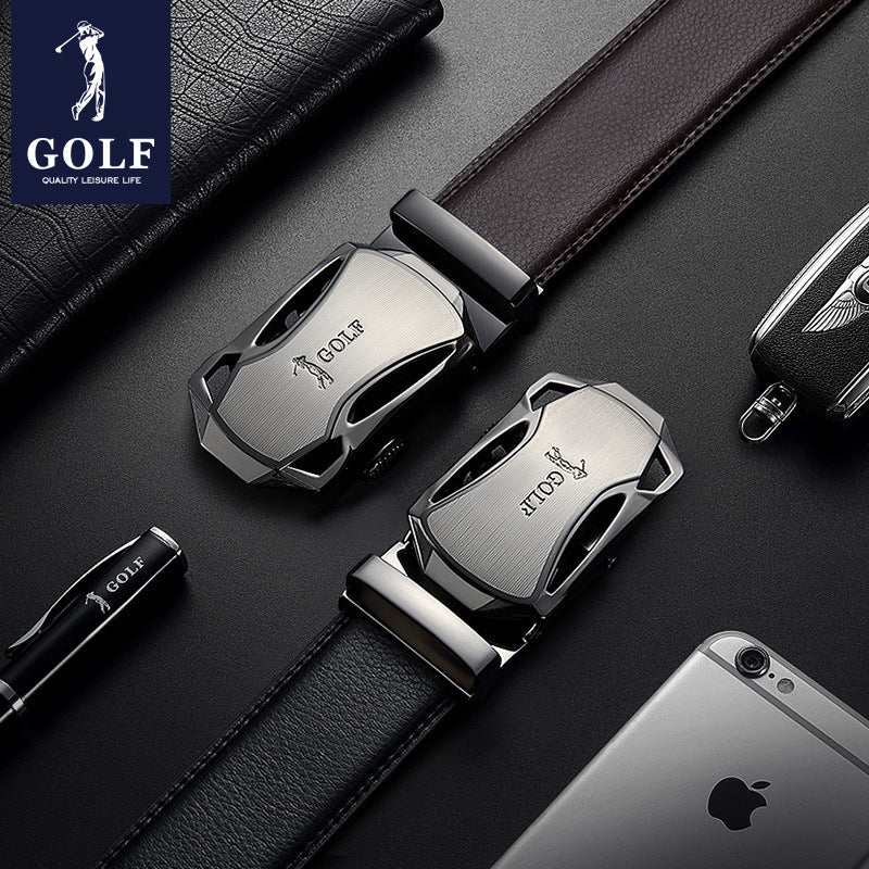 Men's Automatic Buckle Belt – Stylish Korean Business Wear