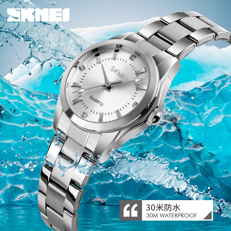 SKMEI Stainless Steel Day-Time Women’s Watch