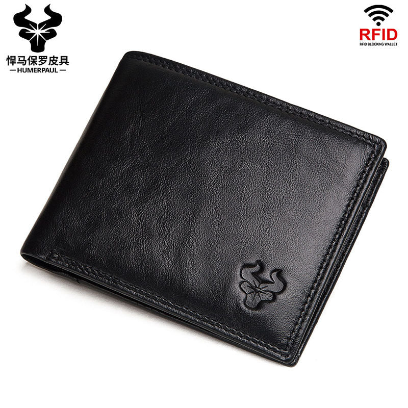 Personalized Retro Men’s Short Wallet – Card Bag