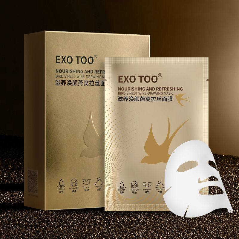 Bird’s Nest Hydrating Mask 10pcs – Moisturizing & Silk Care
