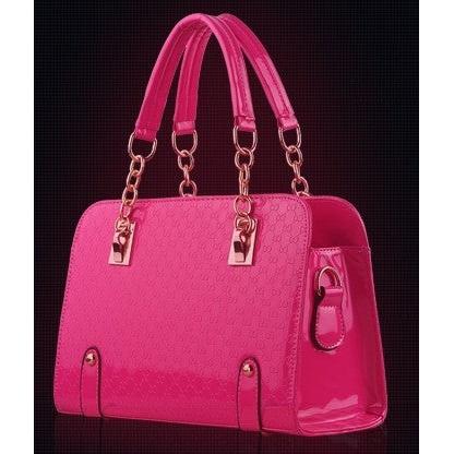 Embossed Shoulder Handbag European & American Style