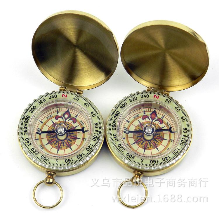 G50 Pocket Watch Compass – Luminous Copper Gift Custom Logo