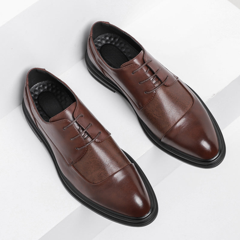 Men’s Korean Fashion Pointed Toe Dress Shoes Wedding