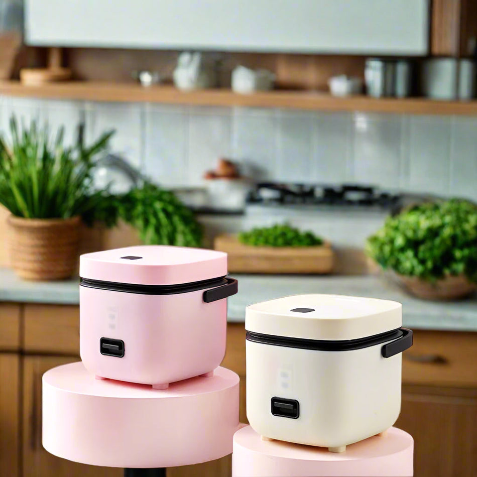 Mini Rice Cooker with Stew Pot – 1 to 3 People Use