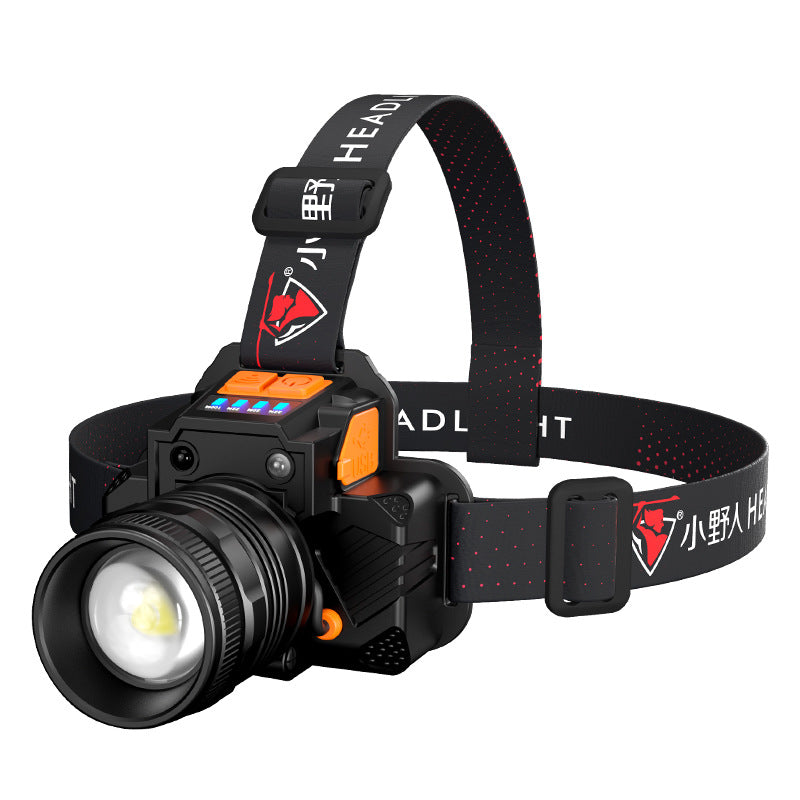 Smart USB Rechargeable Headlamp – Strong Light Sensor