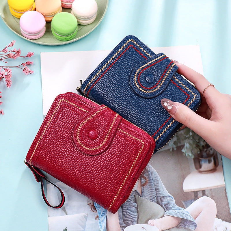 Slim Fresh Coin Purse – Women’s Cute Folding Wallet