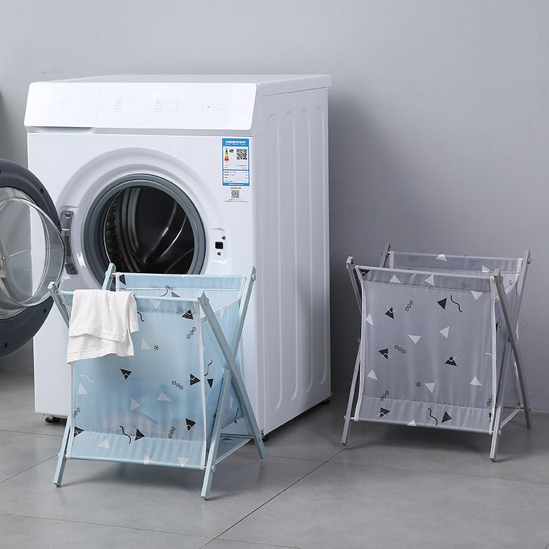 Foldable Fabric Laundry Basket with Lid