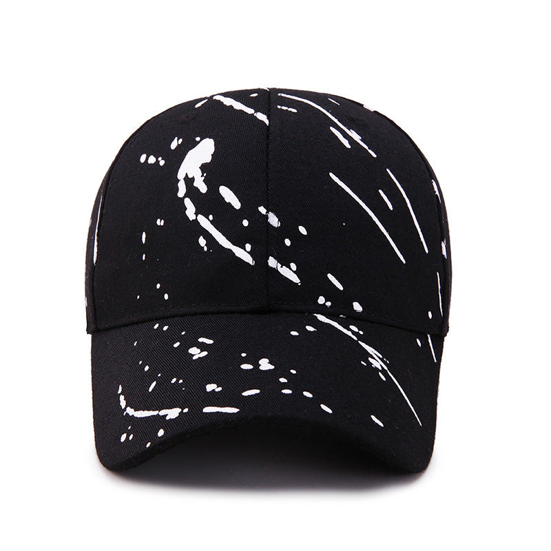 STOCK-Graffiti Print Cap – Korean Style Trendy Baseball Caps