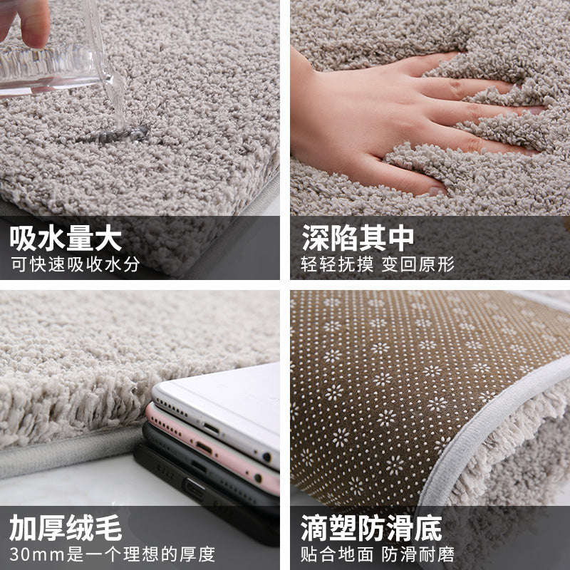 Thickened Non-Slip Bathroom & Entrance Floor Mats