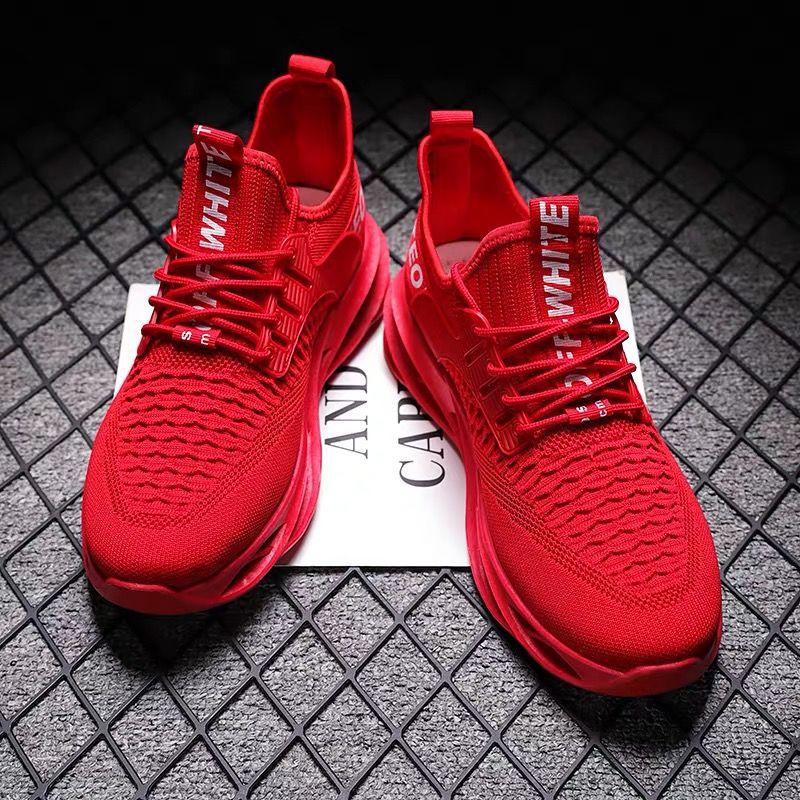 INSTOCK-Men's Fly-Woven Running Shoes | Trendy Blade Soles
