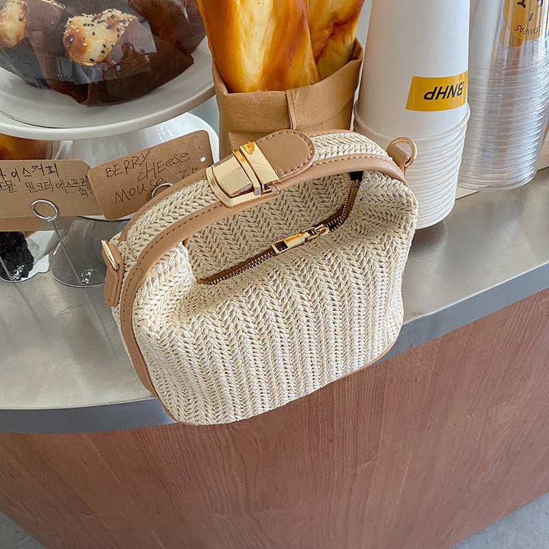 INSTOCK-Korean Straw Woven Small Bag – Dongdaemun Style