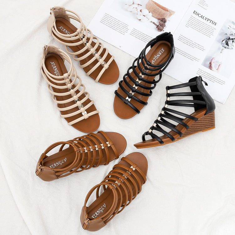 2025 Vintage Roman Sandals – Stylish & Comfy