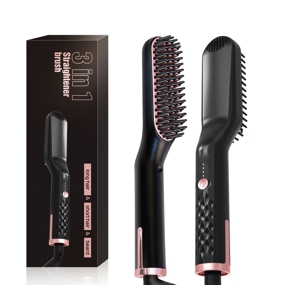 2-in-1 Hair Curler & Straightener Styling Tool