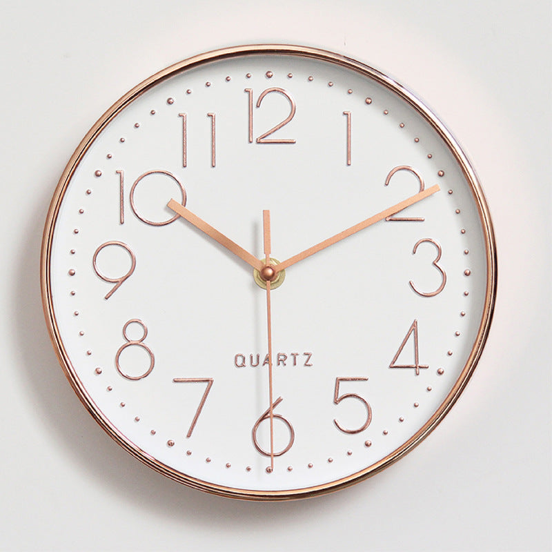 3D Nordic Silent Wall Clock for Living Room – Quartz