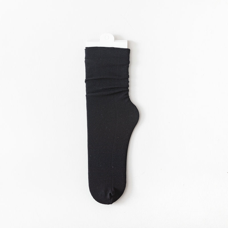 (Pack of 5)-Soft, Stylish & Breathable – Korean Ice Velvet Socks!