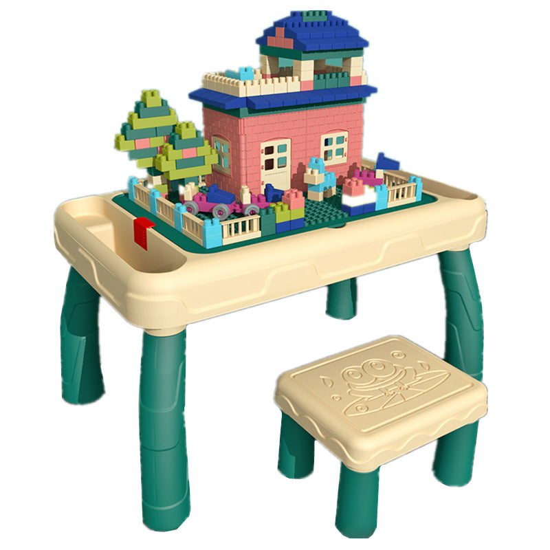 DIY Kids’ Granular Building Blocks – Morandi Color Table Set