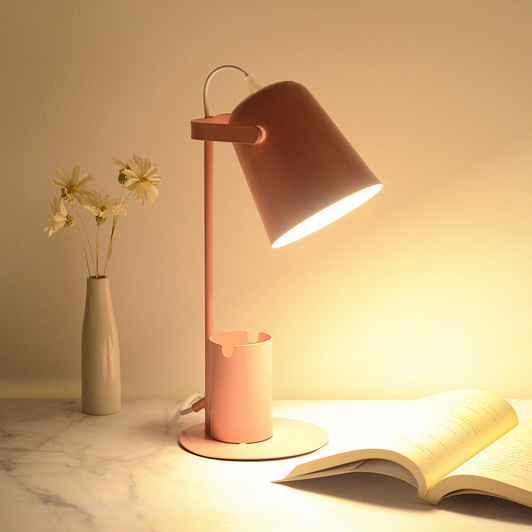 Nordic LED Desk Lamp with Pen Holder for Study & Bedroom 💡