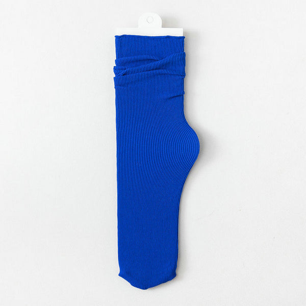 STOCK-(Pack of 1)-Soft, Stylish & Breathable – Korean Ice Velvet Socks